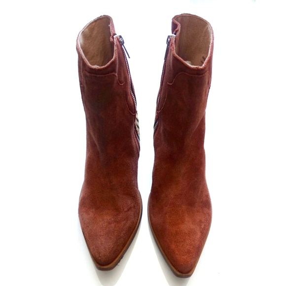 Free People Last Outlaw Calf Hair Ankle Boot - Picture 7 of 8